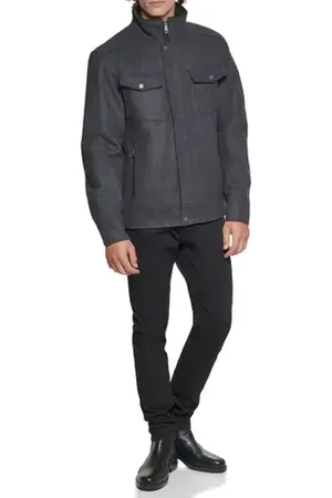 Kenneth Cole Wool Trucker Coat in at Nordstrom, Size Small