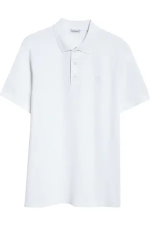 Burberry Eddie TB Monogram Cotton Piqu?? Polo in at Nordstrom, Size Medium