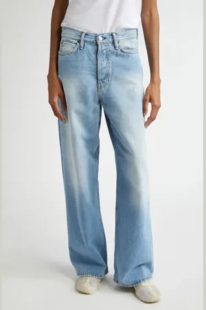 Acne Studios 1981 Distressed Baggy Fit Jeans in at Nordstrom, Size 2 Us