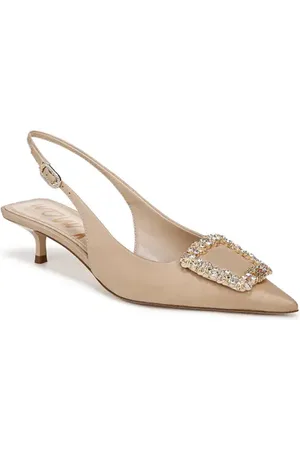 Sam Edelman Kaitlyn Slingback Pointed Toe Kitten Heel Pump in at Nordstrom, Size 6.5
