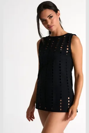 Shan Rahimkhan Swim Dress With Mosaic Cutouts in at Nordstrom, Size 6