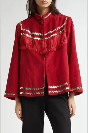 BODE Bandstand Fringe Jacket in at Nordstrom, Size Medium