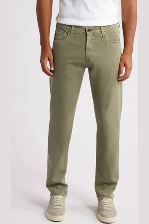 AG Everett Slim Straight Leg Cotton & Linen Blend Jeans in at Nordstrom, Size 30 X 34