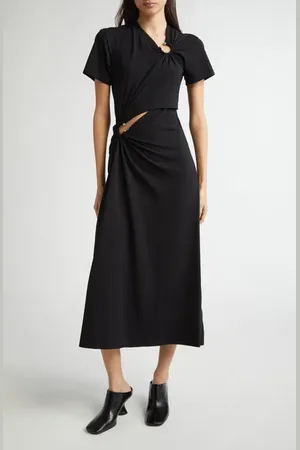 Paco rabanne Ring Pierced Jersey Dress in at Nordstrom, Size Large