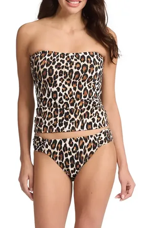 Tommy Bahama Island Cays Leopard Bandini Top in at Nordstrom, Size Medium