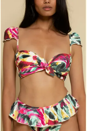 Montce Cabana Cap Sleeve Bikini Top in at Nordstrom, Size Medium
