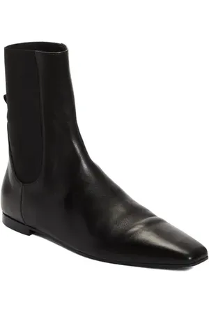 Totême Square Toe Flat Chelsea Boot in at Nordstrom, Size 7Us