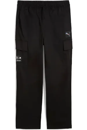 PUMA BMW M4 Motorsport Cotton Cargo Pants in Black at Nordstrom, Size Medium