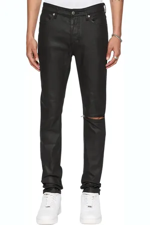 KSUBI Van Winkle Caged Waxed Slim Fit Jeans in at Nordstrom, Size 34