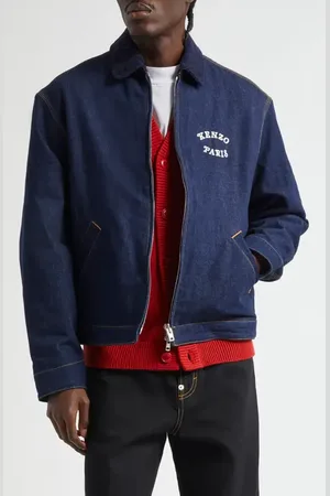 Kenzo Verdy Market Padded Denim Workwear Jacket in at Nordstrom, Size Small