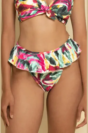 Montce Ruffle Bikini Bottoms in at Nordstrom, Size Medium