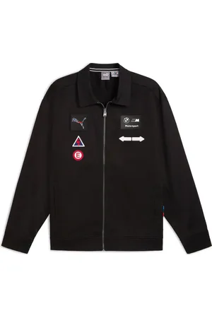 PUMA BMW M4 Motorsport Zip-Up Coach Jacket in Black at Nordstrom, Size Small