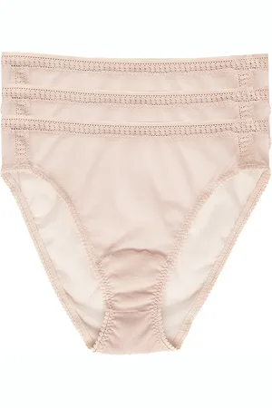 On Gossamer 3-Pack Mesh High Cut Briefs in at Nordstrom, Size Medium