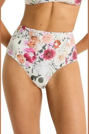SEA LEVEL Belle Paneled High Waist Bikini Bottoms in at Nordstrom, Size 4 Us