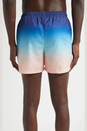 Casablanca Gradient Monogram Swim Trunks in at Nordstrom, Size Large