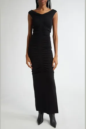 Alexander Wang Ruched V-Neck Sleeveless Sweater Dress in at Nordstrom, Size Small