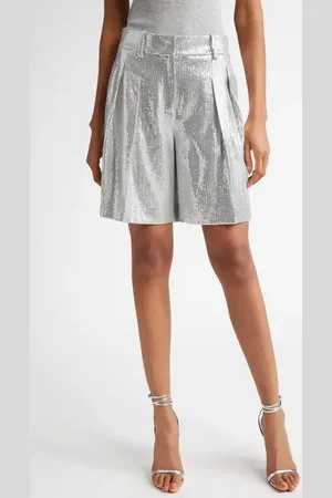 Michael Kors Pleated Sequin Shorts in at Nordstrom, Size 2