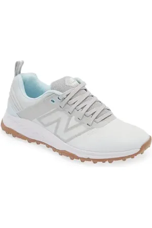 New Balance Fresh Foam Contend v2 Waterproof Golf Shoe in White /Grey at Nordstrom, Size 6