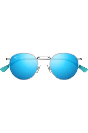 Maui Jim Pukaua 50mm Small Polarized Round Sunglasses in at Nordstrom