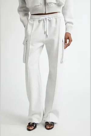 VERSACE Cotton & Cashmere Cargo Sweatpants in at Nordstrom, Size 4 Us