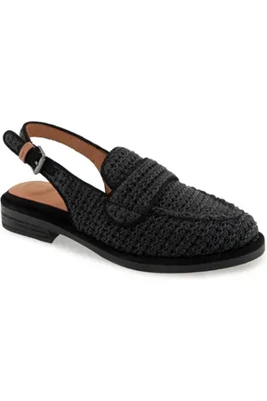 Kenneth Cole Caleb Slingback Raffia Loafer Flat in at Nordstrom, Size 7