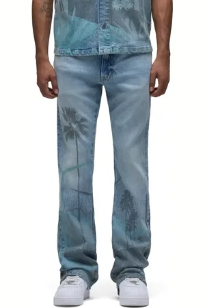 Hudson Walker Laser Print Kick Flare Jeans in at Nordstrom, Size 29