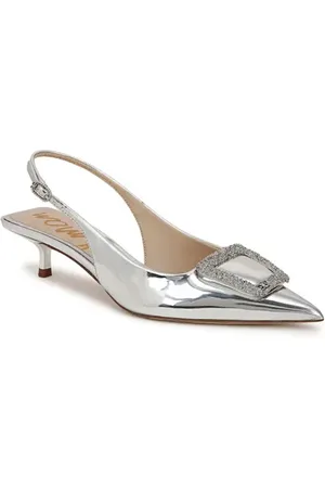 Sam Edelman Kammie Slingback Pointed Toe Kitten Heel Pump in at Nordstrom, Size 8