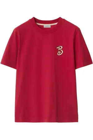 Burberry B Snake Cotton T-shirt in at Nordstrom, Size Small