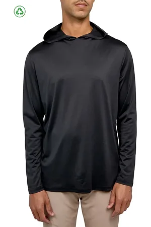 Construct Regular Fit Melange Recycled Performance Hoodie in at Nordstrom, Size Xxx-Large