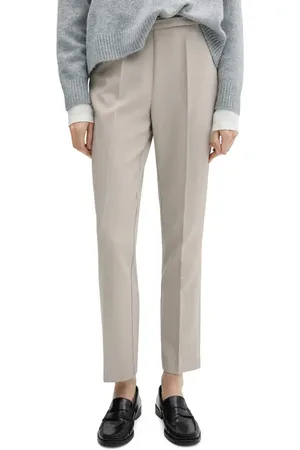 MANGO Belted Straight Leg Pants in at Nordstrom, Size 1