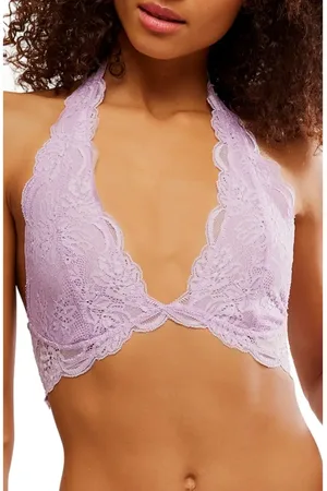 Free People Last Dance Lace Halter Bra in at Nordstrom, Size Small