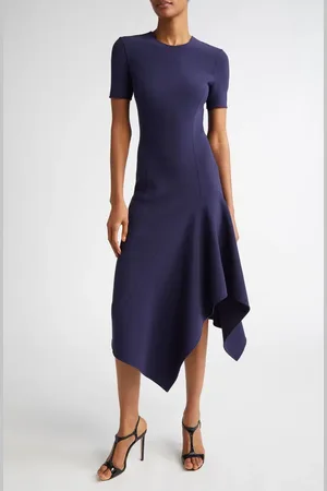 Michael Kors Handkerchief Hem Stretch Wool Dress in at Nordstrom, Size 2