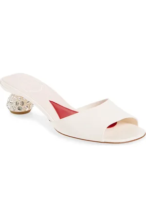 Roger Vivier Crystal Heel Sandal in at Nordstrom, Size 8Us