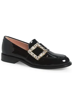 Roger Vivier Tr??s Vivier Buckle Patent Leather Loafer in at Nordstrom, Size 7.5Us