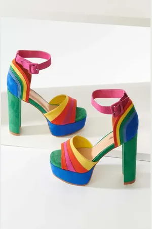 Unique Peep Toe Platform Heels in at Nordstrom, Size 5