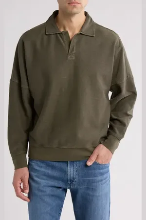 BP. Oversize Johnny Collar French Terry Sweatshirt in at Nordstrom, Size Xx-Large