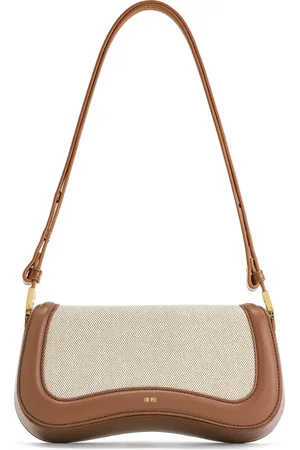 Jw Pei Joy Canvas & Faux Leather Shoulder Bag in at Nordstrom