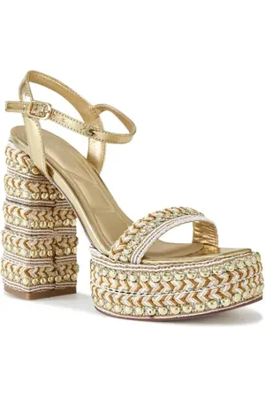 AZALEA WANG Judson Espadrille Ankle Strap Platform Sandal in at Nordstrom, Size 9