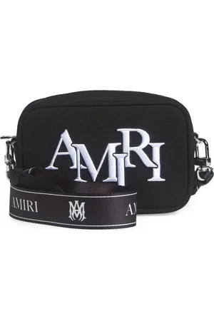 AMIRI Staggered Logo Canvas Camera Bag in at Nordstrom