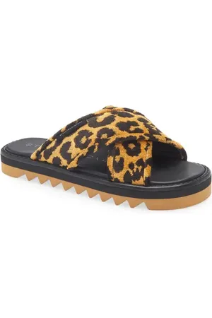 Stella McCartney Sneakelyse Leopard Twist Sandal at Nordstrom, Size 7Us