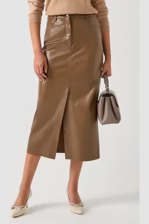 LK Bennett Hardy Faux Leather Pencil Skirt in at Nordstrom, Size 10 Us