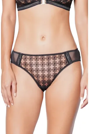 Huit Caf?? Fleur Bikini Briefs in at Nordstrom, Size Medium