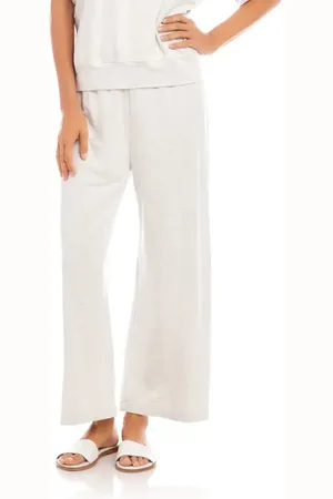 Karen Kane French Terry Crop Drawstring Pants in at Nordstrom, Size Small