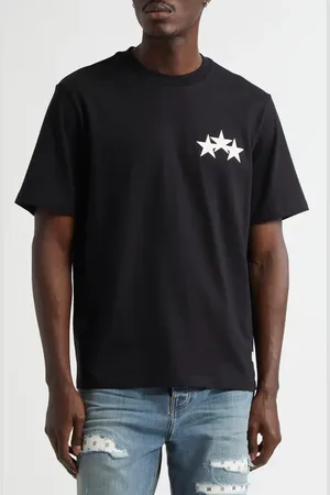 AMIRI 3-Star Appliqu?? Cotton T-Shirt in at Nordstrom, Size Small