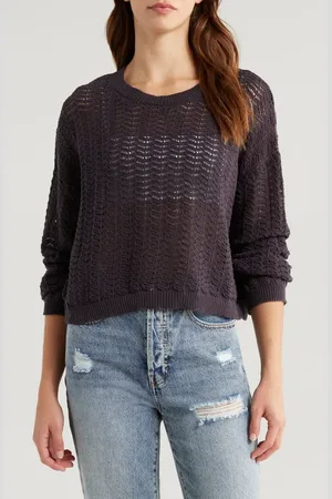 Billabong Sunlit Open Stitch Sweater in at Nordstrom, Size Small