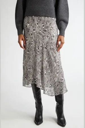Isabel Marant Lisanne Crepe Midi Skirt in at Nordstrom, Size 2 Us