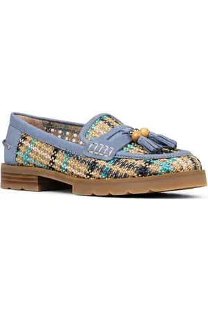 Donald Pliner Lenny Woven Raffia Tassel Loafer in at Nordstrom, Size 6.5