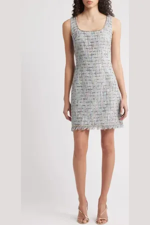 Kobi Halperin Novi Sleeveless Tweed Minidress in at Nordstrom, Size 6