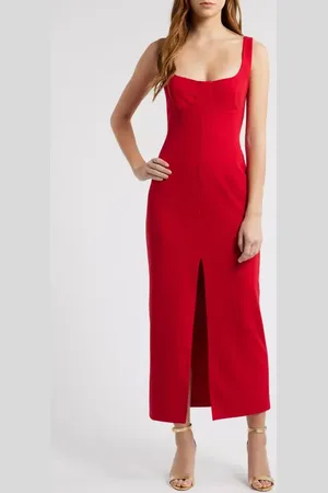 WAYF The Bravado Slit Front Dress in at Nordstrom, Size Xx-Small
