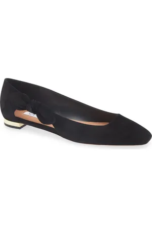 Aquazzura Very Bow Tie Flat in at Nordstrom, Size 5Us